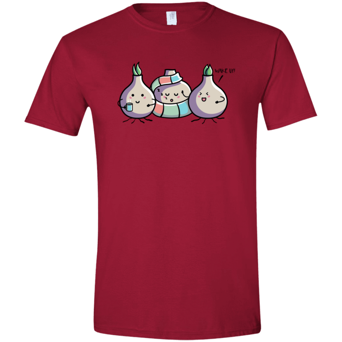 T-Shirts Cardinal Red / S Spring Bulbs Men's Semi-Fitted Softstyle