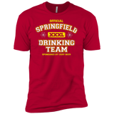 T-Shirts Red / YXS Springfield Drinking Team Boys Premium T-Shirt