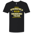 T-Shirts Black / X-Small Springfield Drinking Team Men's Premium V-Neck