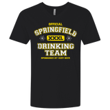 T-Shirts Black / X-Small Springfield Drinking Team Men's Premium V-Neck