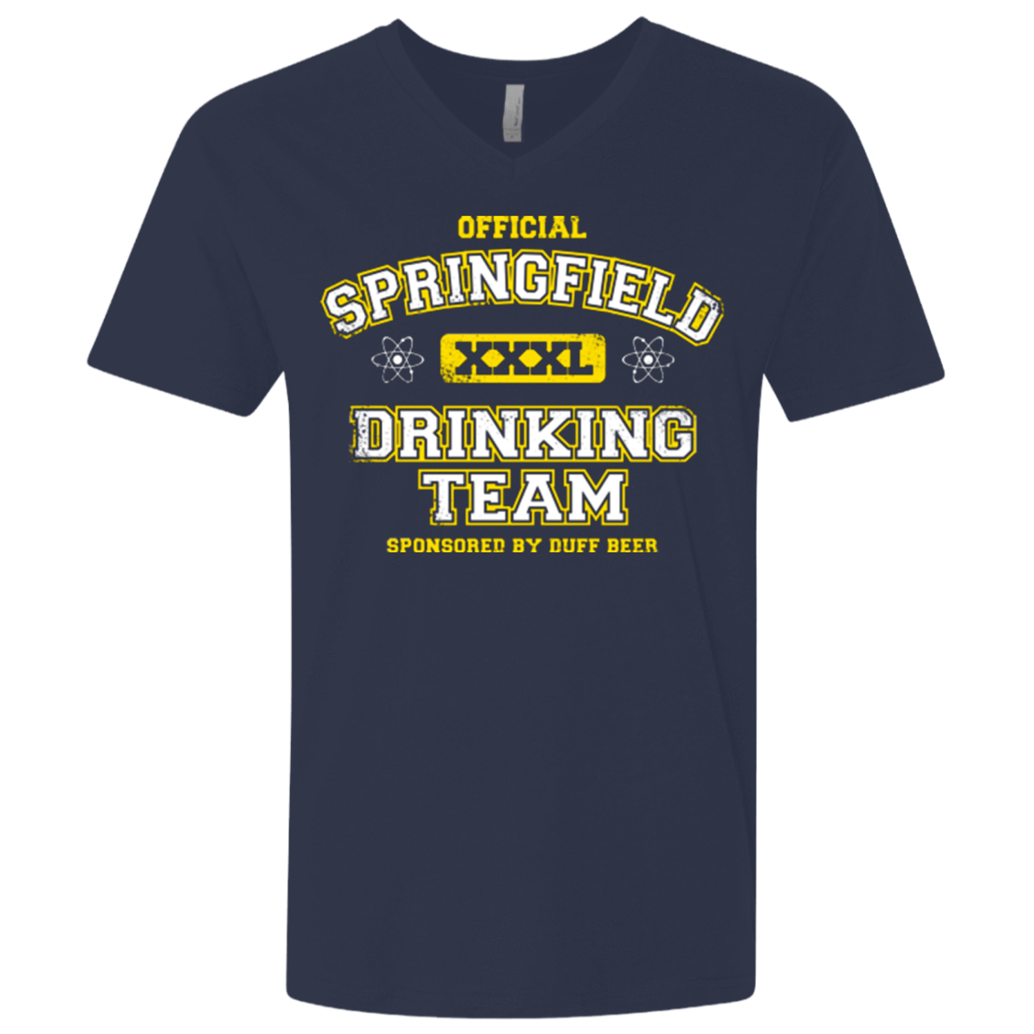 T-Shirts Midnight Navy / X-Small Springfield Drinking Team Men's Premium V-Neck