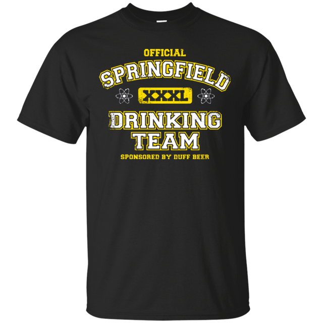 T-Shirts Black / Small Springfield Drinking Team T-Shirt