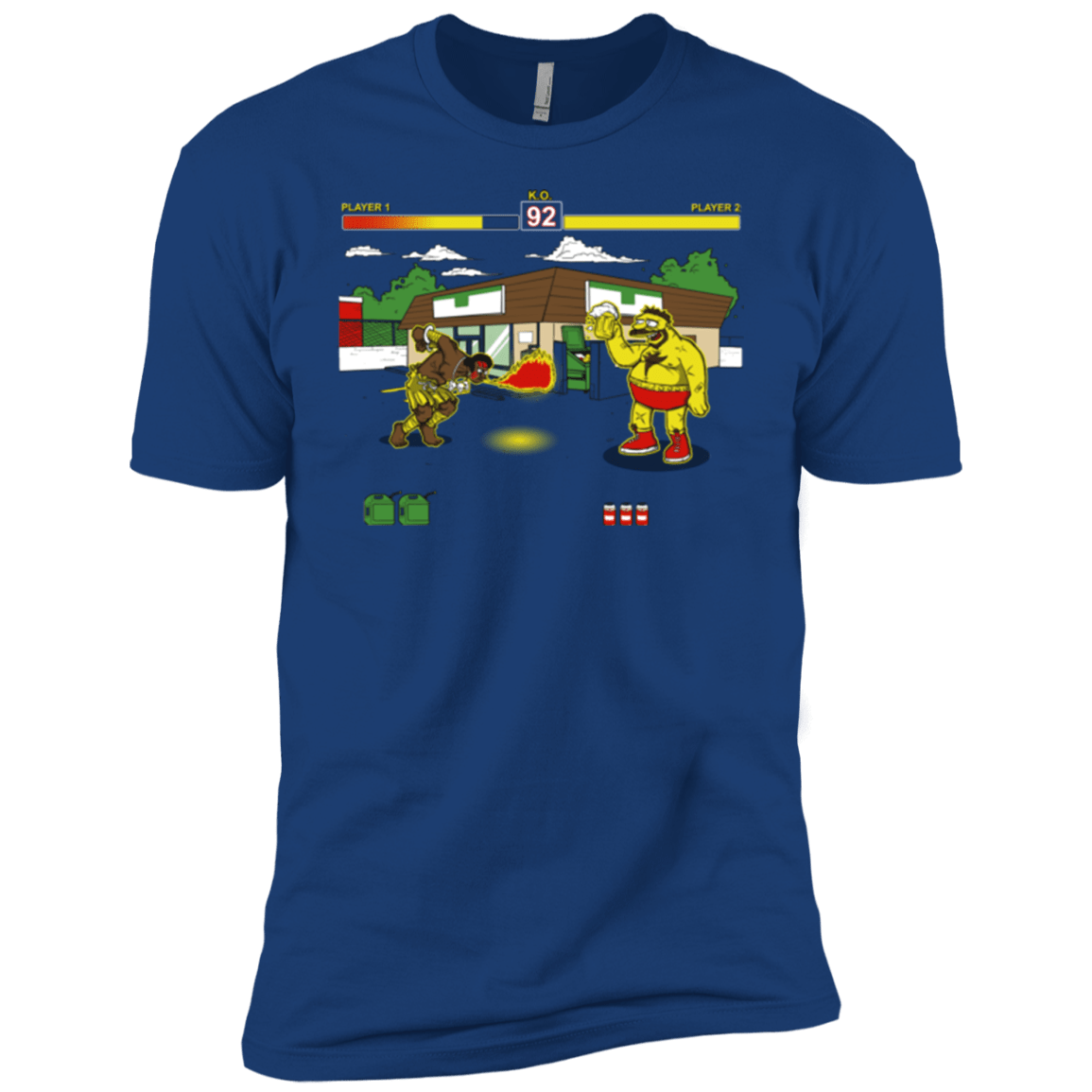 T-Shirts Royal / YXS Springfield Fighter Boys Premium T-Shirt