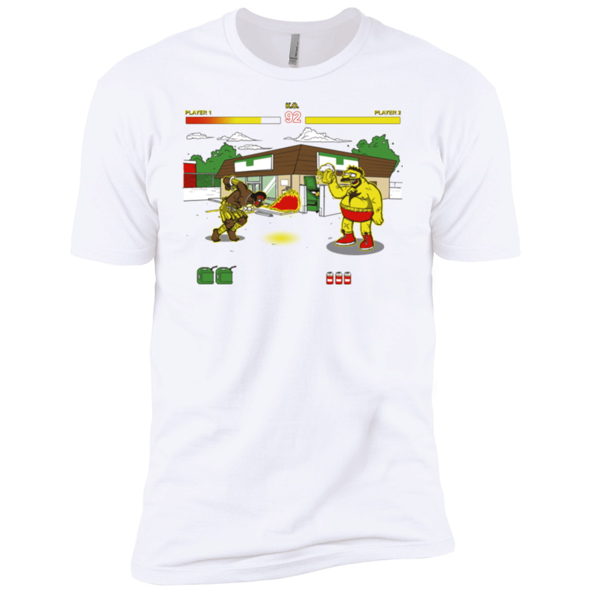 T-Shirts White / YXS Springfield Fighter Boys Premium T-Shirt