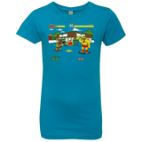 T-Shirts Turquoise / YXS Springfield Fighter Girls Premium T-Shirt