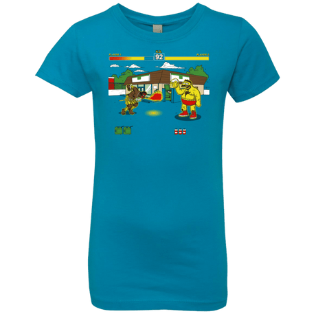 T-Shirts Turquoise / YXS Springfield Fighter Girls Premium T-Shirt