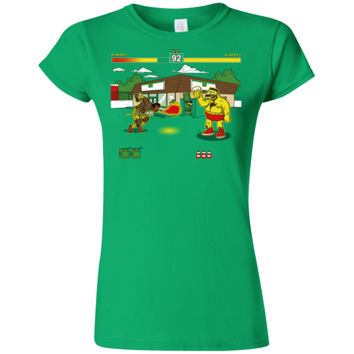 T-Shirts Irish Green / S Springfield Fighter Junior Slimmer-Fit T-Shirt