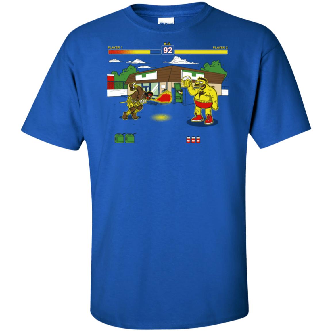 T-Shirts Royal / XLT Springfield Fighter Tall T-Shirt