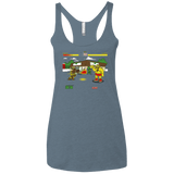 T-Shirts Indigo / X-Small Springfield Fighter Women's Triblend Racerback Tank