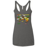 T-Shirts Premium Heather / X-Small Springfield Fighter Women's Triblend Racerback Tank