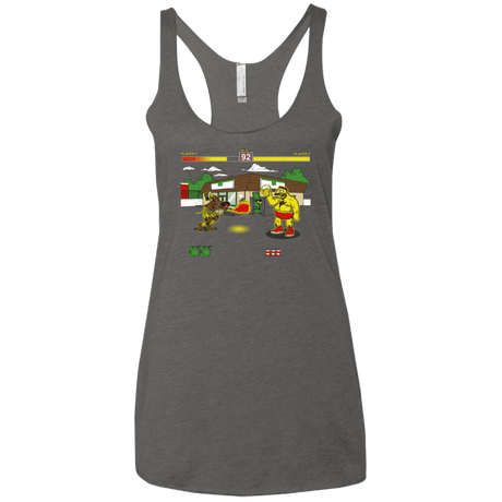 T-Shirts Premium Heather / X-Small Springfield Fighter Women's Triblend Racerback Tank