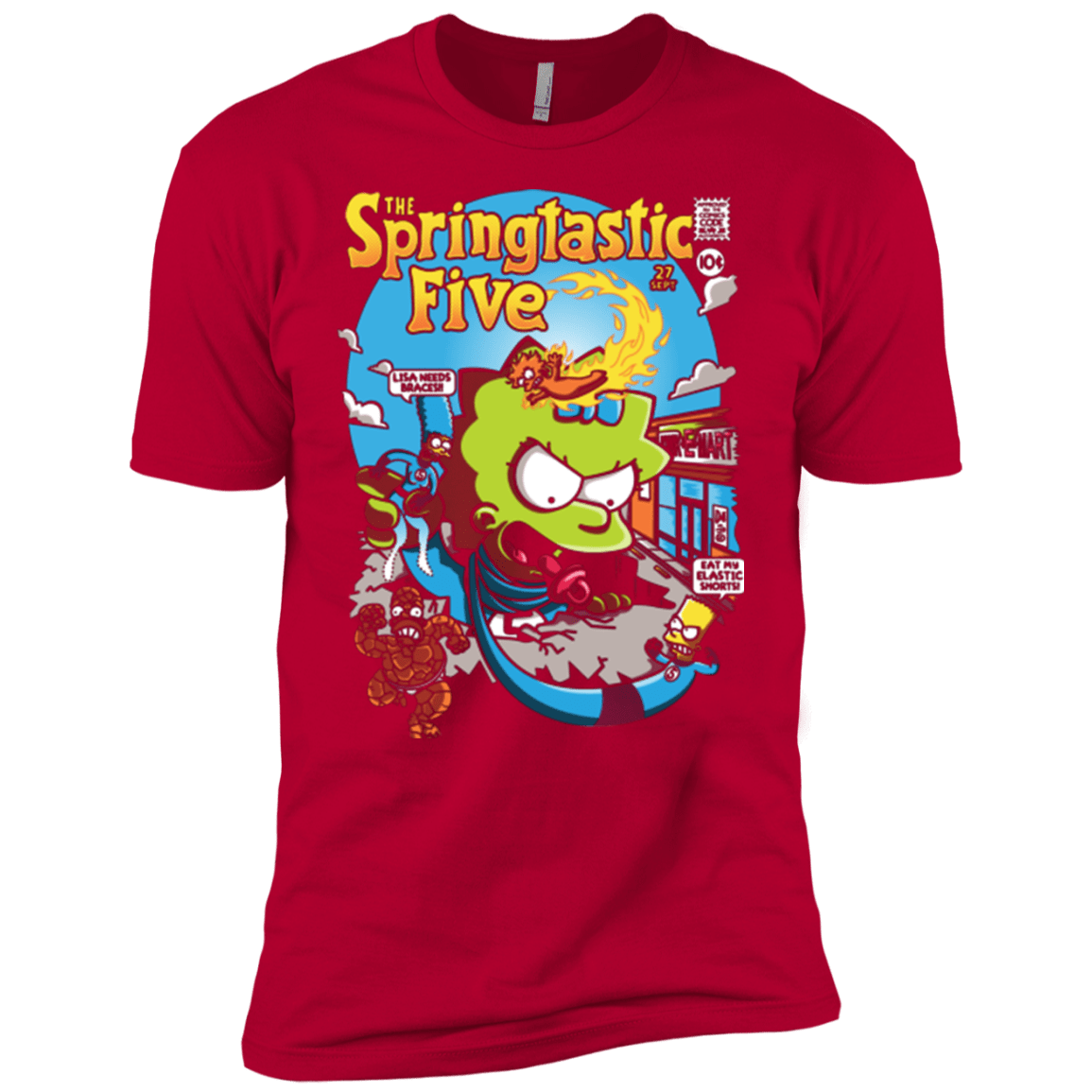 T-Shirts Red / YXS Springtastic Boys Premium T-Shirt