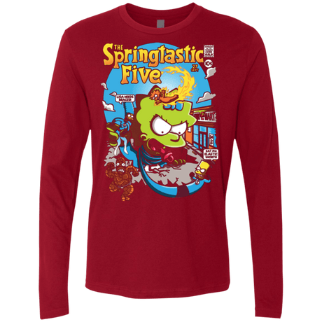 T-Shirts Cardinal / Small Springtastic Men's Premium Long Sleeve