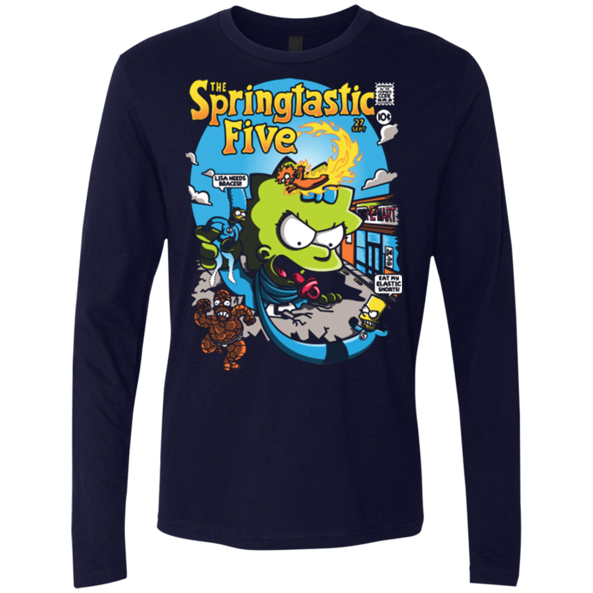 T-Shirts Midnight Navy / Small Springtastic Men's Premium Long Sleeve