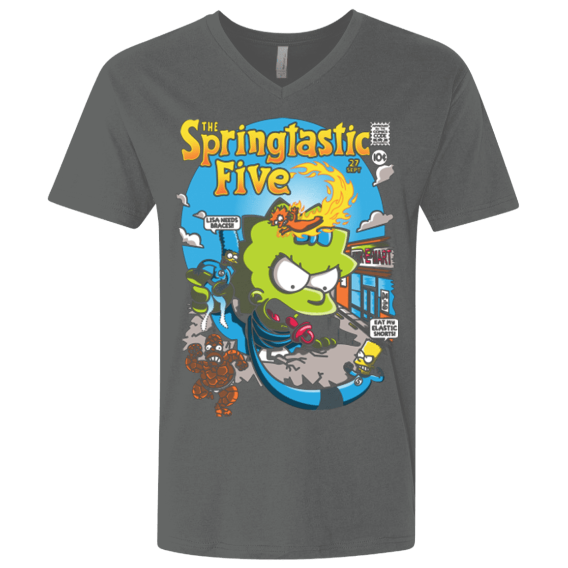 T-Shirts Heavy Metal / X-Small Springtastic Men's Premium V-Neck