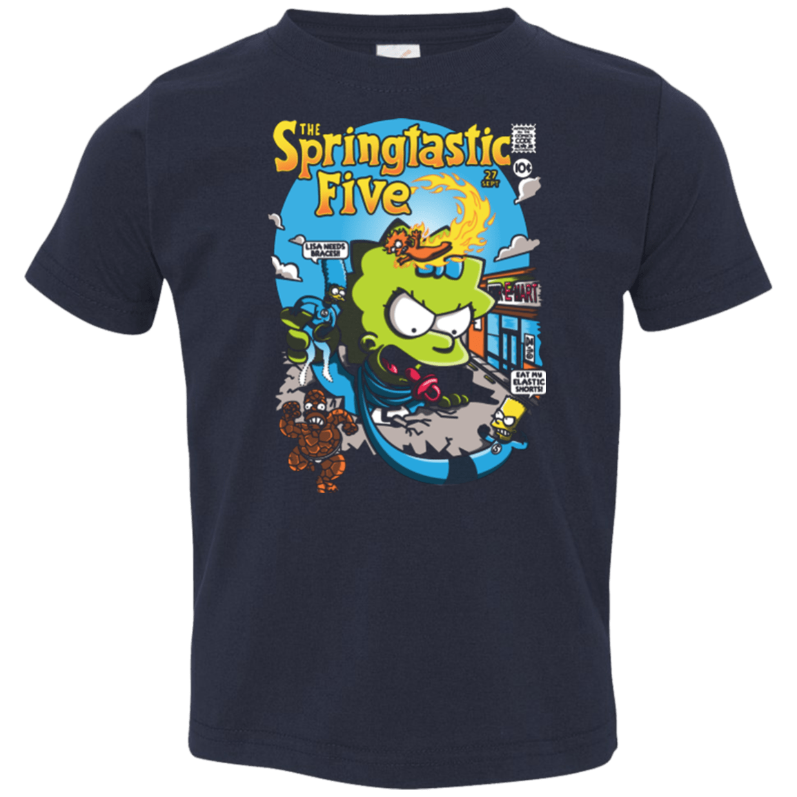 T-Shirts Navy / 2T Springtastic Toddler Premium T-Shirt