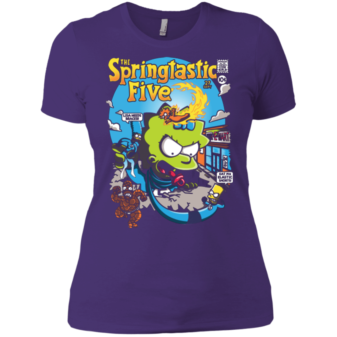 T-Shirts Purple / X-Small Springtastic Women's Premium T-Shirt