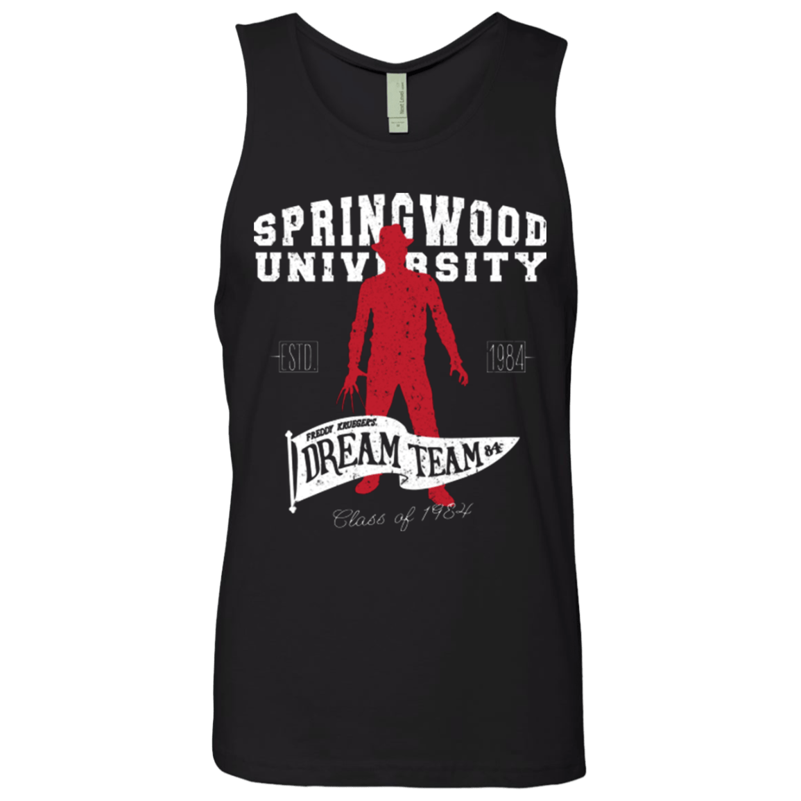 T-Shirts Black / Small Springwood University Men's Premium Tank Top