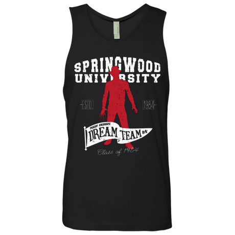 T-Shirts Black / Small Springwood University Men's Premium Tank Top