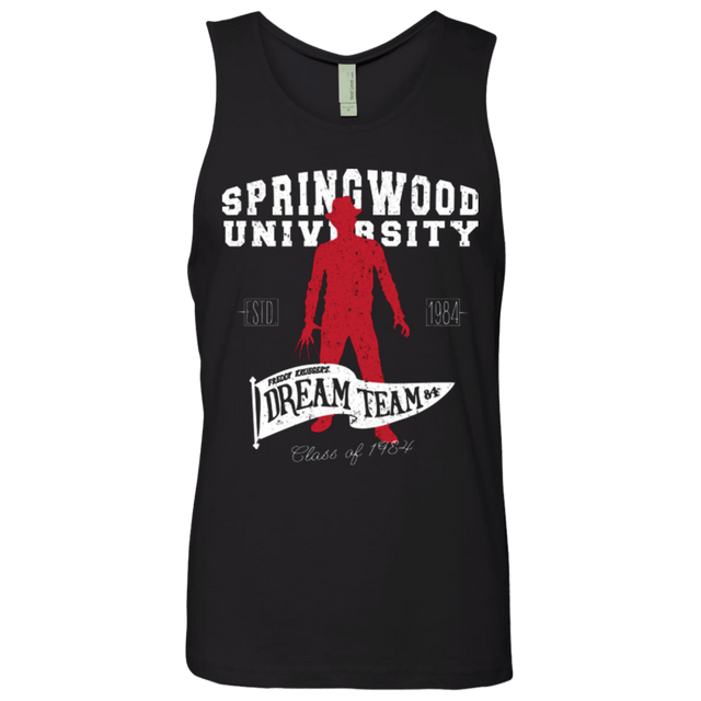 T-Shirts Black / Small Springwood University Men's Premium Tank Top