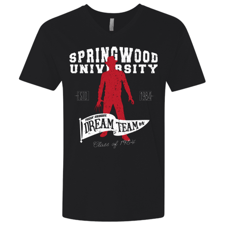T-Shirts Black / X-Small Springwood University Men's Premium V-Neck