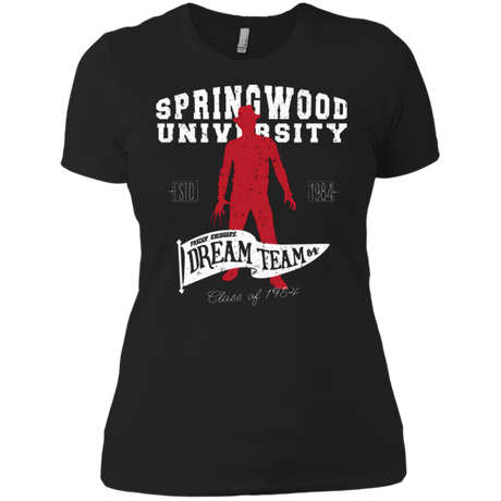 T-Shirts Black / X-Small Springwood University Women's Premium T-Shirt