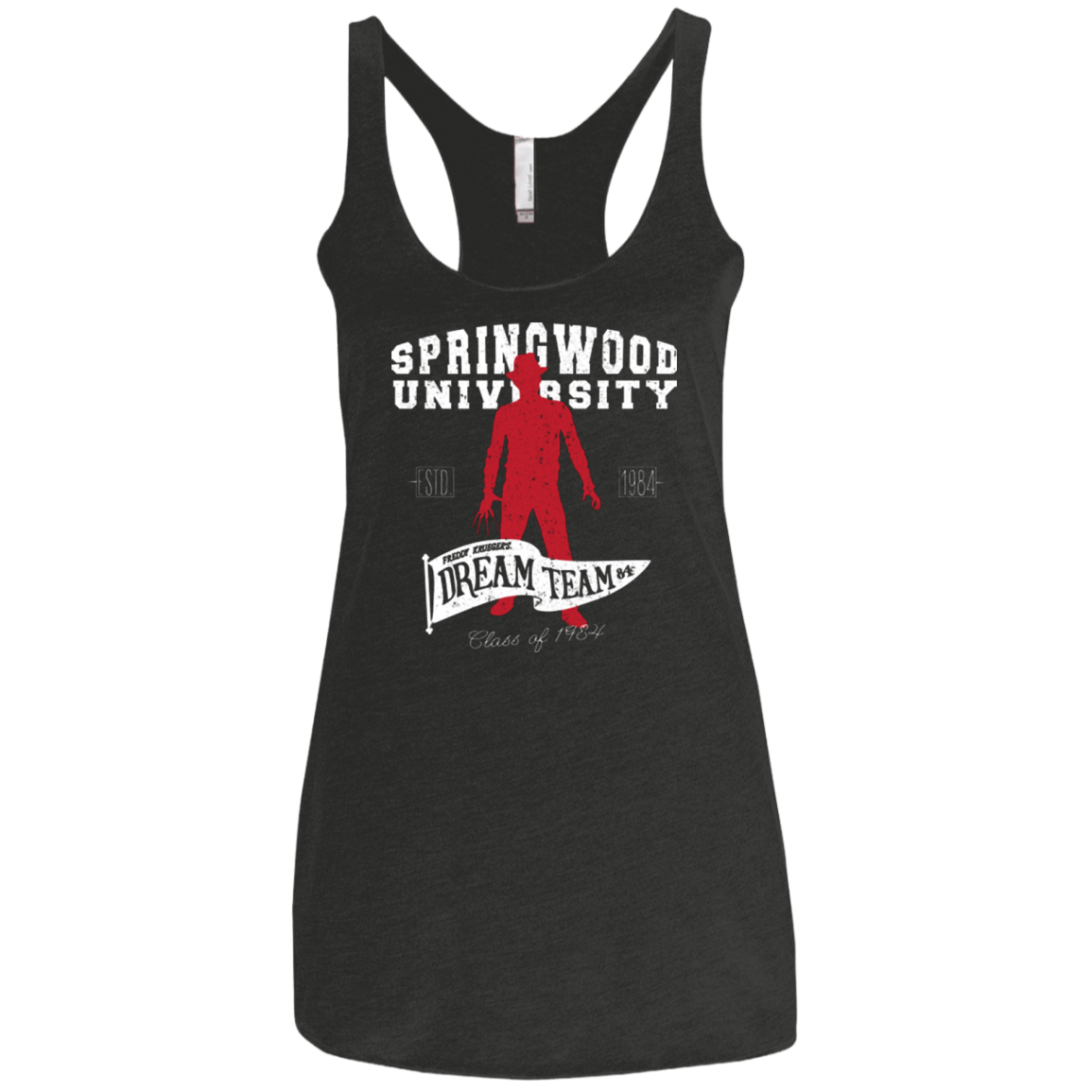 T-Shirts Vintage Black / X-Small Springwood University Women's Triblend Racerback Tank