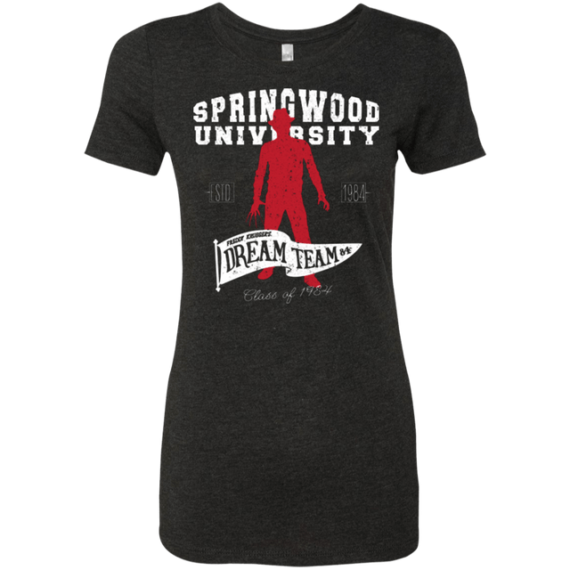 T-Shirts Vintage Black / Small Springwood University Women's Triblend T-Shirt