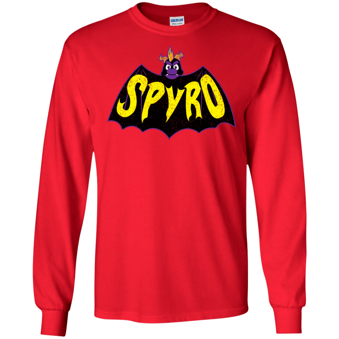 T-Shirts Red / S Spyro Men's Long Sleeve T-Shirt