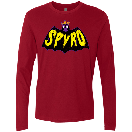 T-Shirts Cardinal / S Spyro Men's Premium Long Sleeve