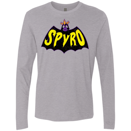 T-Shirts Heather Grey / S Spyro Men's Premium Long Sleeve