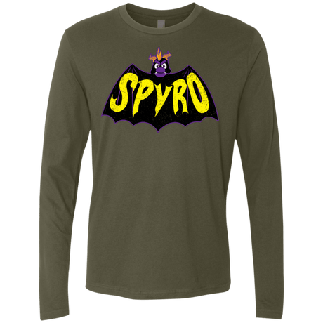 T-Shirts Military Green / S Spyro Men's Premium Long Sleeve