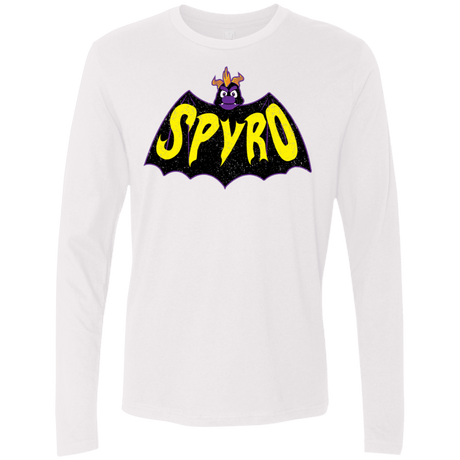 T-Shirts White / S Spyro Men's Premium Long Sleeve