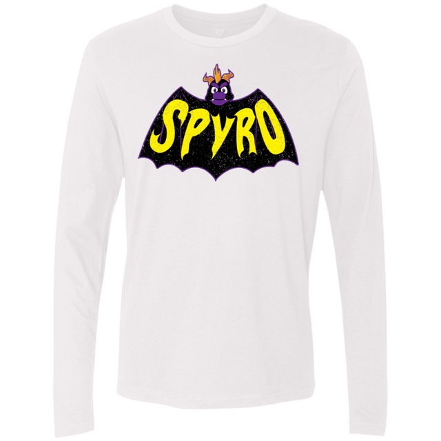 T-Shirts White / S Spyro Men's Premium Long Sleeve