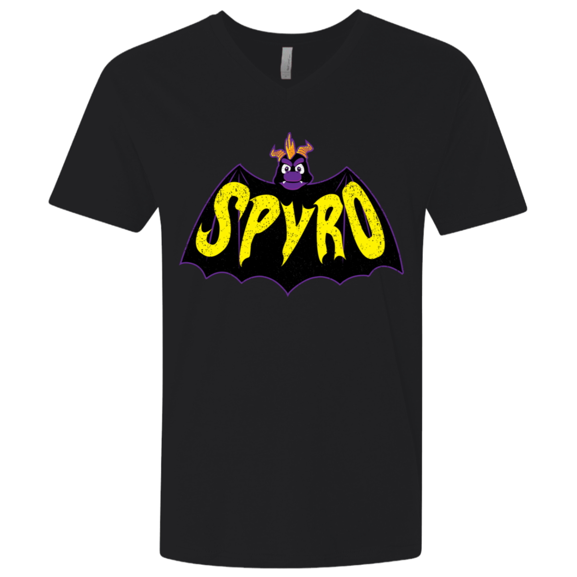 T-Shirts Black / X-Small Spyro Men's Premium V-Neck
