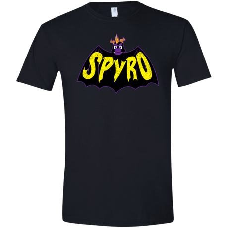 T-Shirts Black / X-Small Spyro Men's Semi-Fitted Softstyle