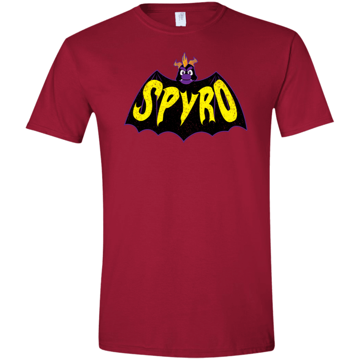 T-Shirts Cardinal Red / S Spyro Men's Semi-Fitted Softstyle