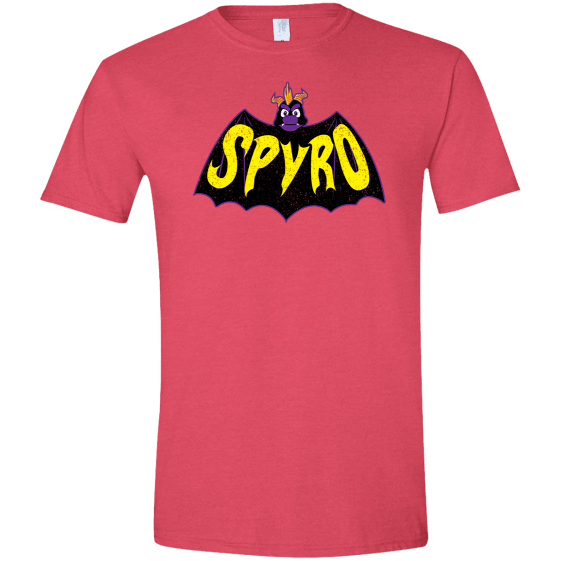 T-Shirts Heather Red / S Spyro Men's Semi-Fitted Softstyle