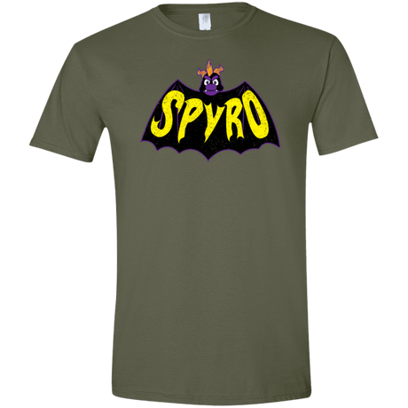 T-Shirts Military Green / S Spyro Men's Semi-Fitted Softstyle