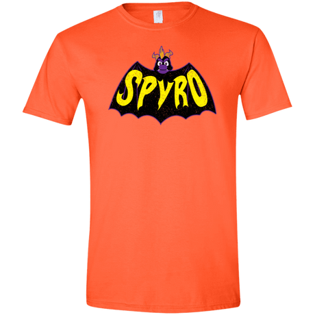 T-Shirts Orange / S Spyro Men's Semi-Fitted Softstyle