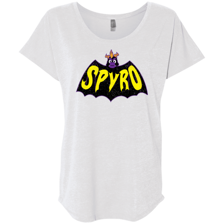 T-Shirts Heather White / X-Small Spyro Triblend Dolman Sleeve