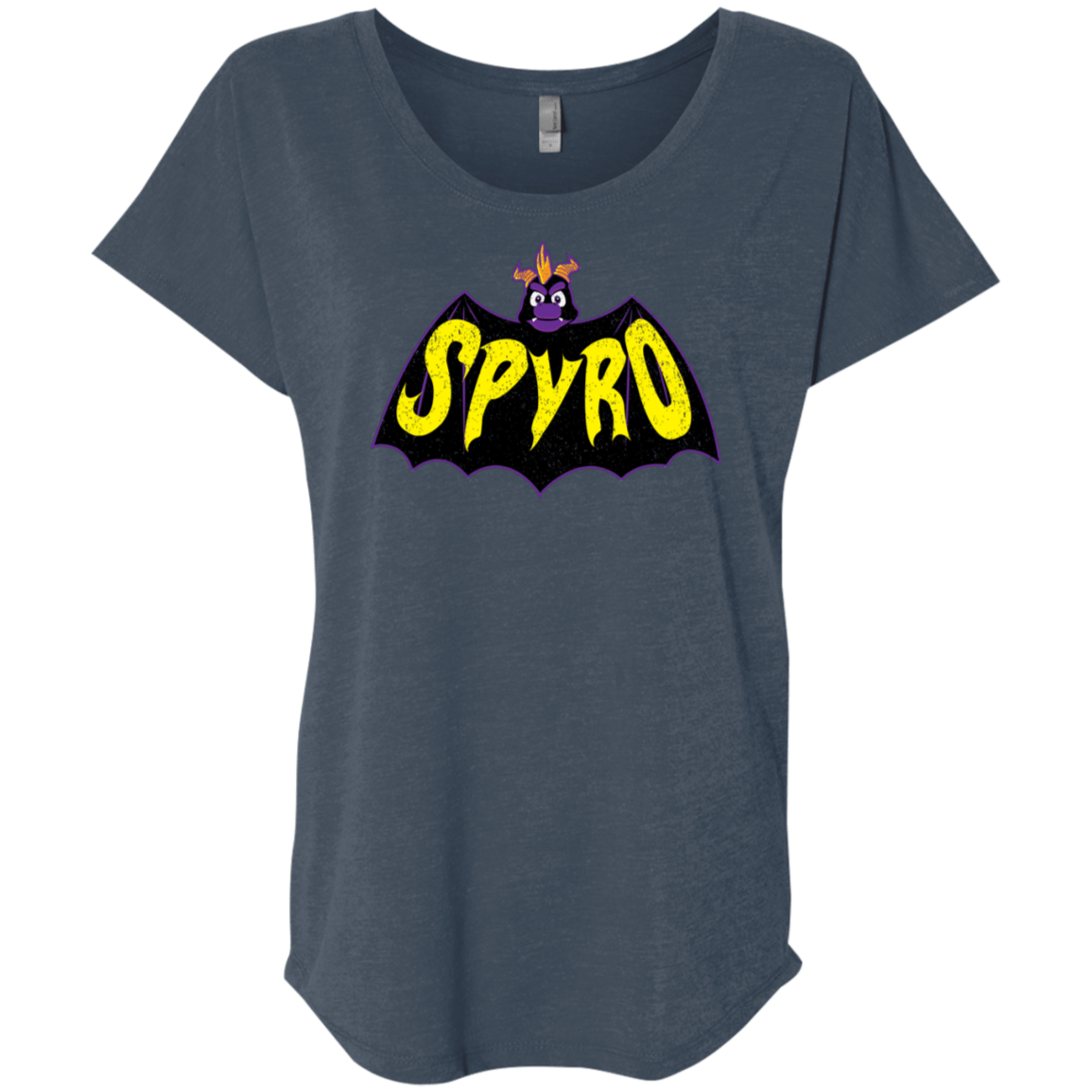 T-Shirts Indigo / X-Small Spyro Triblend Dolman Sleeve