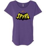 T-Shirts Purple Rush / X-Small Spyro Triblend Dolman Sleeve