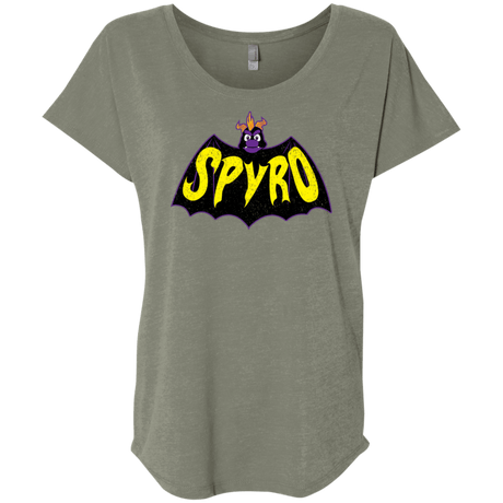 T-Shirts Venetian Grey / X-Small Spyro Triblend Dolman Sleeve