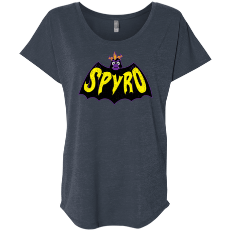 T-Shirts Vintage Navy / X-Small Spyro Triblend Dolman Sleeve