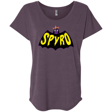 T-Shirts Vintage Purple / X-Small Spyro Triblend Dolman Sleeve