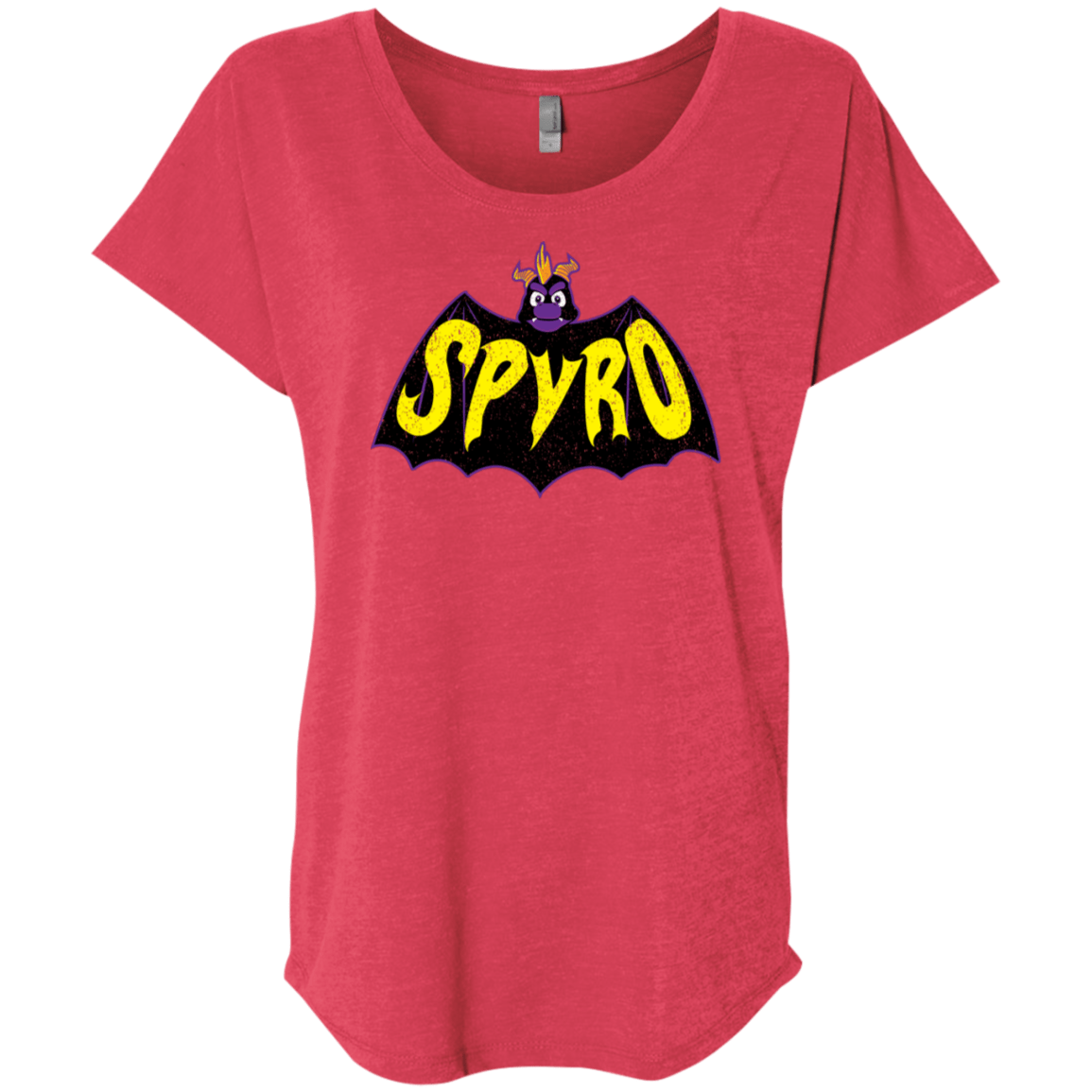 T-Shirts Vintage Red / X-Small Spyro Triblend Dolman Sleeve
