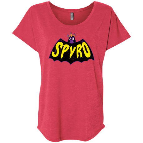 T-Shirts Vintage Red / X-Small Spyro Triblend Dolman Sleeve