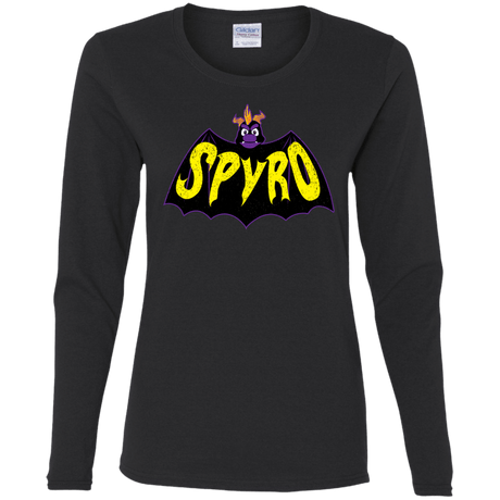 T-Shirts Black / S Spyro Women's Long Sleeve T-Shirt