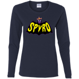 T-Shirts Navy / S Spyro Women's Long Sleeve T-Shirt